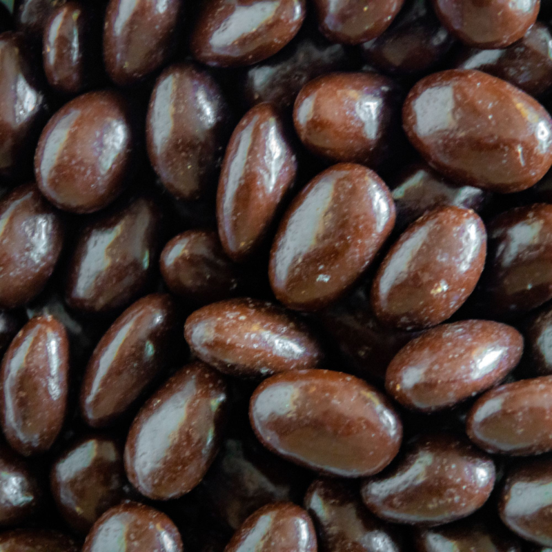 dark chocolate almonds